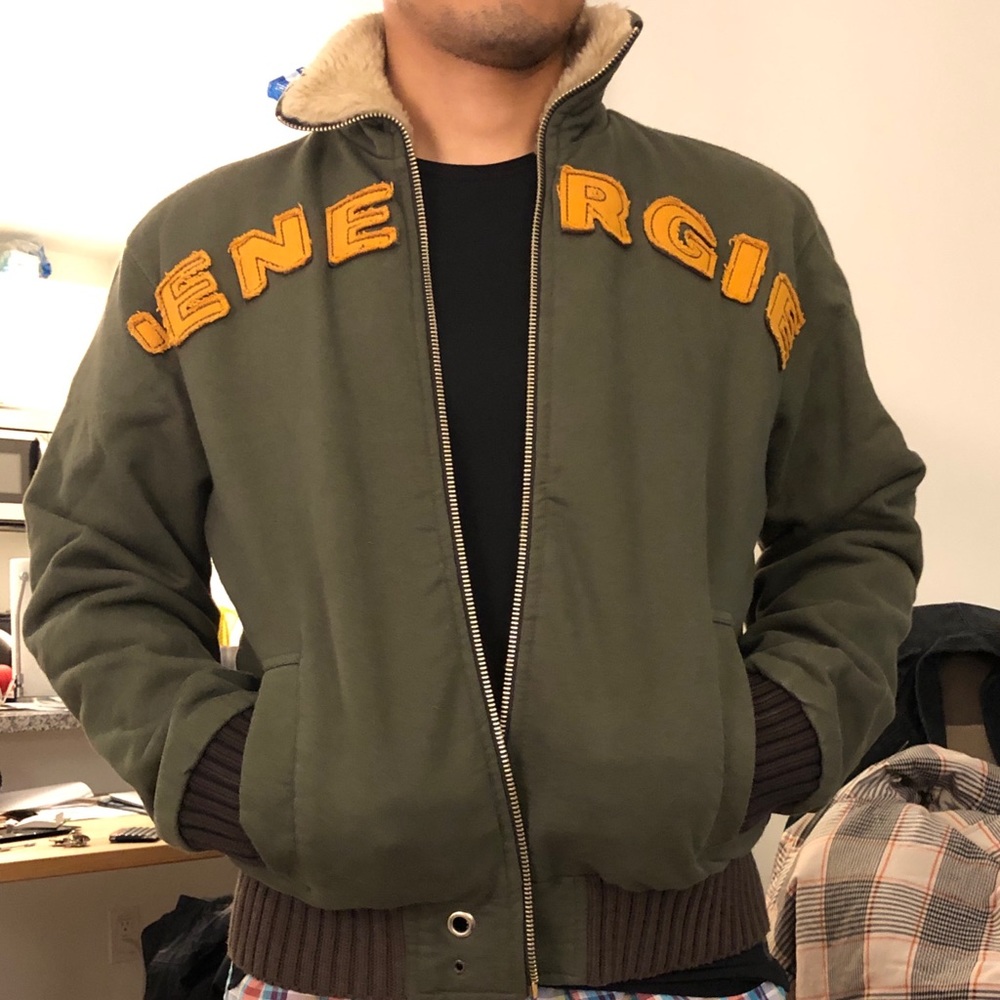 Energie military green jacket